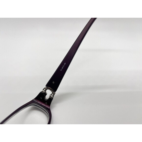 BEBE BB5005 Mauve Polished/Silver Eyeglasses Frame 51-15-130 - FRAMES ONLY main image 8